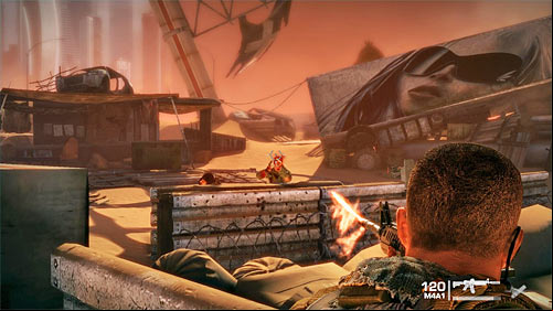 Your task is to sufficiently get closer to positions occupied by refugees - Chapter I - The Evacuation - p. 2 - Game Walkthrough - Spec Ops: The Line - Game Guide and Walkthrough