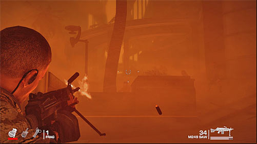 After the fight look around for supplies (M249 SAW among other things) and then head to the building's exit - Chapter III - Underneath - Game Walkthrough - Spec Ops: The Line - Game Guide and Walkthrough
