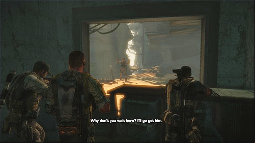 After watching a cut-scene you can act in two ways - Chapter IV - The Refugees - p. 1 - Game Walkthrough - Spec Ops: The Line - Game Guide and Walkthrough