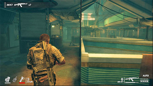 There are several bigger paths leading to the market exit, but I suggest choosing the left one - Chapter IV - The Refugees - p. 1 - Game Walkthrough - Spec Ops: The Line - Game Guide and Walkthrough