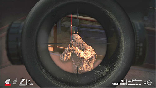 Move further to the left and place yourself behind one of the walls - Chapter V - The Edge - p. 1 - Game Walkthrough - Spec Ops: The Line - Game Guide and Walkthrough