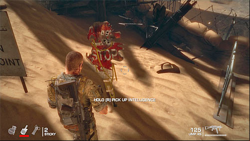 Before you leave this area, look for a road sign shown on the above screen, located by the body of murdered soldiers - Chapter VII - The Battle - Game Walkthrough - Spec Ops: The Line - Game Guide and Walkthrough