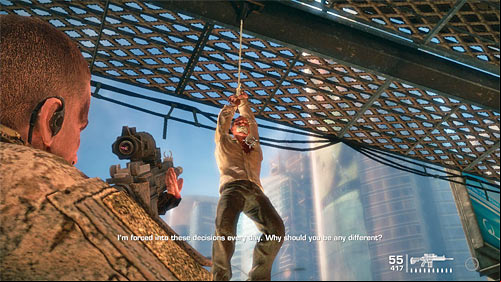 You'll be able to act in three ways there - Chapter IX - The Road - Game Walkthrough - Spec Ops: The Line - Game Guide and Walkthrough