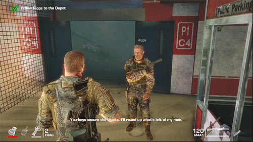 After the fight head to the exit from a parking lot, where you'll find parked jeep - Chapter X - Riggs - Game Walkthrough - Spec Ops: The Line - Game Guide and Walkthrough