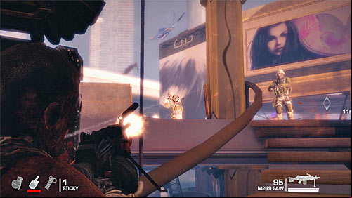 After the fight go inside and head to the stairs leading to the upper level - Chapter XI - Alone - Game Walkthrough - Spec Ops: The Line - Game Guide and Walkthrough