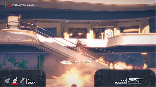 Watch out for elite soldier, who should appear next to the left stairs, focusing your attacks only on him - Chapter XI - Alone - Game Walkthrough - Spec Ops: The Line - Game Guide and Walkthrough