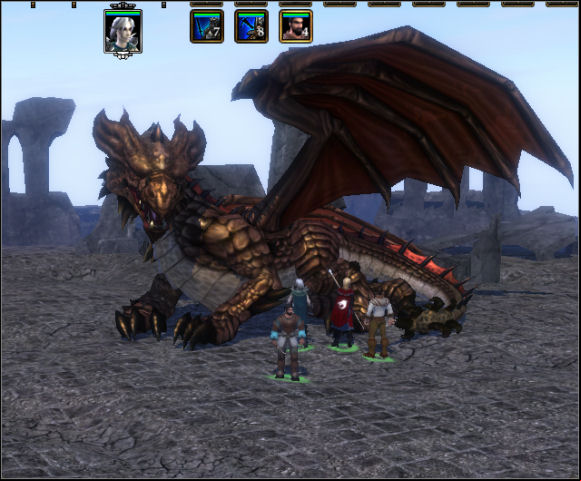 The Patriarch Ur is a huge mighty dragon! - Tutorial (2) - Act: Shadow Dance - Spellforce 2: Shadow Wars - Game Guide and Walkthrough