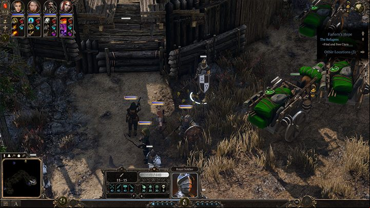 Provoke the guards to help Clara escape. - Farlorns Hope - The Refugees part 1 | Campaign in Spellforce 3 - Campaign - SpellForce 3 Game Guide