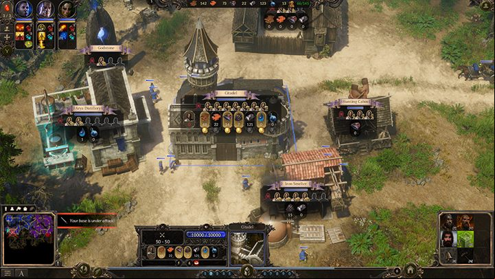 The most basic resources - wood and food. You should store them in your starting sector. - Camp management - Basics - SpellForce 3 Game Guide