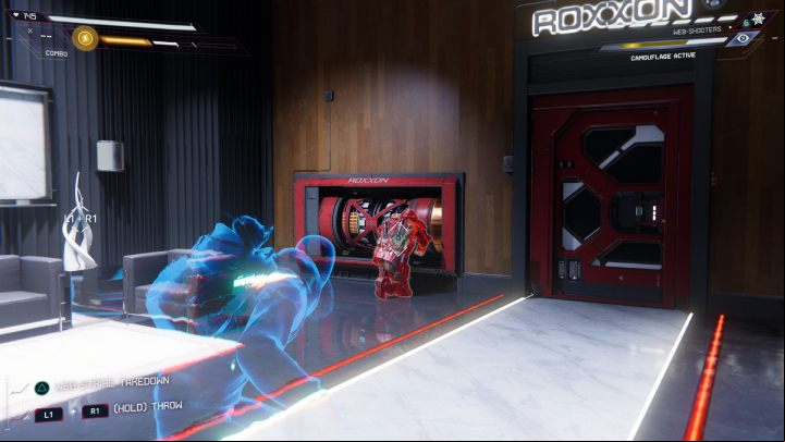 You will find 1 Roxxon Lab in this district - Spider-Man Miles Morales: Hells Kitchen - map, collectibles and locations - World Atlas - Spider-Man Miles Morales Guide