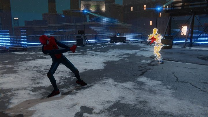 Follow the instructions on the screen to learn all the skills of your character - Spider-Man Miles Morales: New Thwip walkthrough - Main missions - Spider-Man Miles Morales Guide