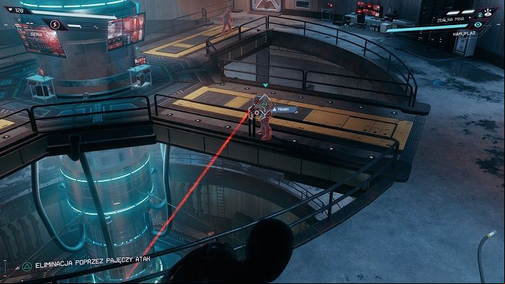 Mark targets with the visor and eliminate the guards one by one - Spider-Man Miles Morales: Corporate Espionage walkthrough - Main missions - Spider-Man Miles Morales Guide