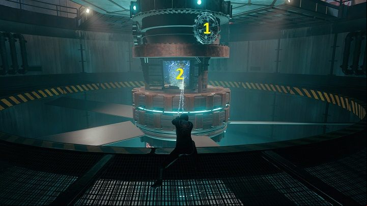 Now you have to stop the fan to get the phone, which is located at the very bottom - Spider-Man Miles Morales: Corporate Espionage walkthrough - Main missions - Spider-Man Miles Morales Guide