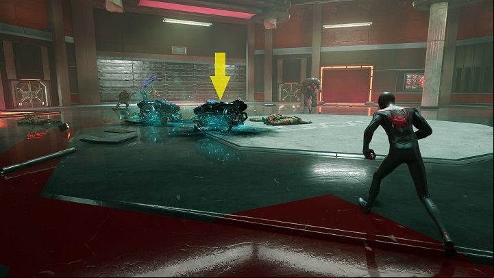 When you have destroyed his armor enough, he will start throwing the armored vehicles at you - Spider-Man Miles Morales: Tinker Tailor Spider Spy walkthrough - Main missions - Spider-Man Miles Morales Guide