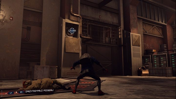 Teo's cat will appear and escape through the elevator shaft - Spider-Man Miles Morales: Looters!!! walkthrough - Side missions - Spider-Man Miles Morales Guide
