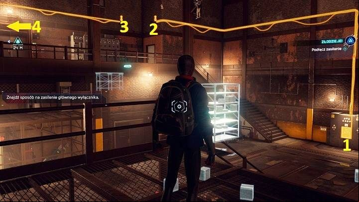 You will reach another room with a group of thugs inside - Spider-Man Miles Morales: Looters!!! walkthrough - Side missions - Spider-Man Miles Morales Guide