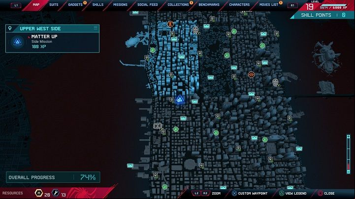 After clearing 3 Roxxon Labs and 3 Underground Hideouts in the city, you will receive a message from a reporter about a secret hideout of Roxxon Lab - Spider-Man Miles Morales: Matter Up - walkthrough - Side missions - Spider-Man Miles Morales Guide