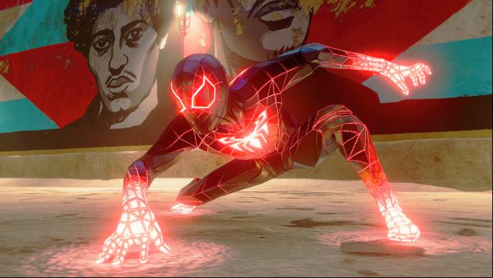 To unlock this costume, you must neutralize all Underground hideouts and Roxxon labs and complete the side mission Matter Up - Spider-Man Miles Morales: Programmable Matter Suit - how to unlock it? - Suits - Spider-Man Miles Morales Guide