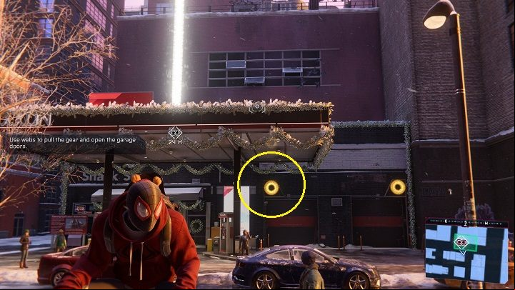 When you reach the site, scan the area - Spider-Man Miles Morales: Roxxon Laboratories - all locations, list - Laboratories and Hideouts - Spider-Man Miles Morales Guide
