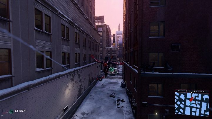 Talk to a man standing by a F - Spider-Man Miles Morales: Activities in FNSM App - walkthrough, list - FNSM App - Spider-Man Miles Morales Guide