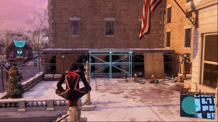 In this district you will find 5 Underground caches, their location is described on a separate page - Spider-Man Miles Morales: Upper East Side - map, location, finds - World Atlas - Spider-Man Miles Morales Guide