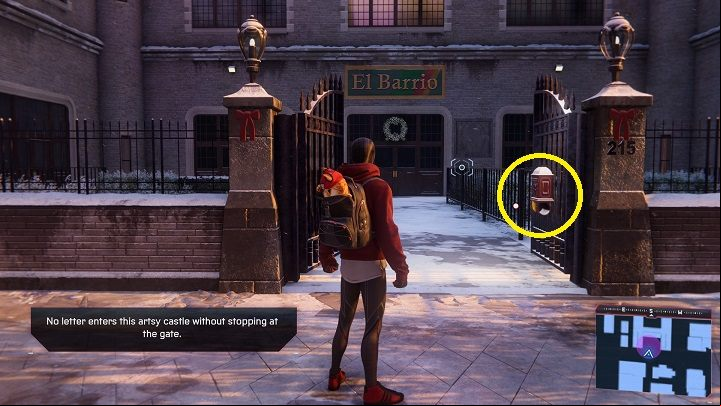 You can find the 6th postcard in this district - Spider-Man Miles Morales: Upper East Side - map, location, finds - World Atlas - Spider-Man Miles Morales Guide