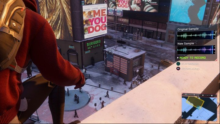 In this district, you will find 1 sound sample to record - Spider-Man Miles Morales: Midtown - map, collectibles and locations - World Atlas - Spider-Man Miles Morales Guide