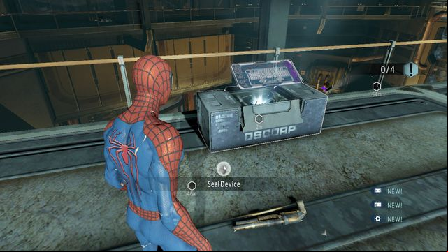 Mark the devices - Raid on OSCORP - Walkthrough - The Amazing Spider-Man 2 - Game Guide and Walkthrough