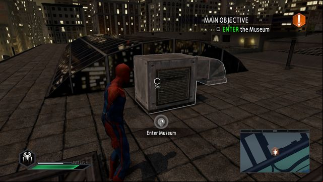 The museums venting shaft - Claws of the cat! - Walkthrough - The Amazing Spider-Man 2 - Game Guide and Walkthrough