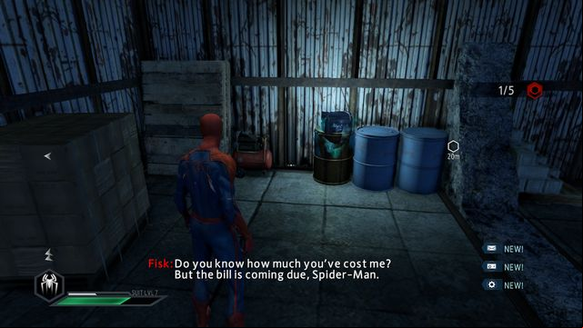 Upgrade crate #7 - The Kingpin of crime! - Walkthrough - The Amazing Spider-Man 2 - Game Guide and Walkthrough