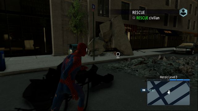 A man trapped under debris - Optional missions - The Amazing Spider-Man 2 - Game Guide and Walkthrough