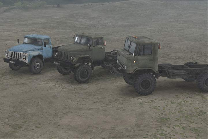 You begin the game with B-130, which is the weakest truck in the class - Light Trucks (class B) | Vehicles in Spintires MudRunner - Vehicles - Spintires MudRunner Guide and Tips
