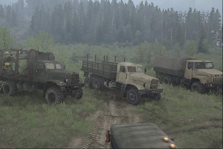 C-255 and C-256 are your basic trucks found at the beginning of the game - 6-wheeled trucks (class C) | Vehicles in Spintires MudRunner - Vehicles - Spintires MudRunner Guide and Tips
