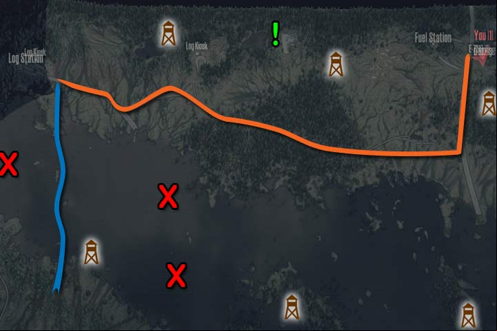 The key to success on this map is do cross the river - Deluge | Map Spintires MudRunner - Maps - Spintires MudRunner Guide and Tips