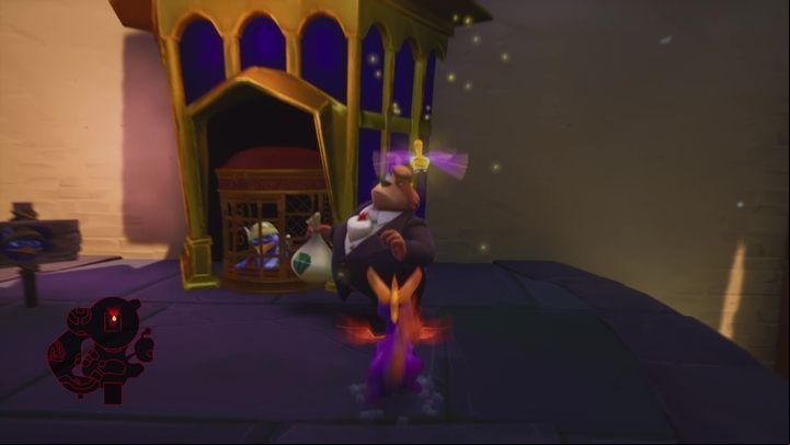 The last point of interest which is located near the shore is a collapsed age to a cave - Midday Gardens | Spyro: Year of the Dragon Walkthrough - Midday Gardens - Spyro Reignited Trilogy Guide