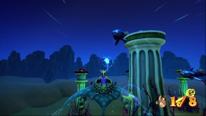 If you enter the building, you will have to get through a number of Firebreathers - Desert Ruins | Spyro: Year of the Dragon Walkthrough - Midnight Mountain - Spyro Reignited Trilogy Guide