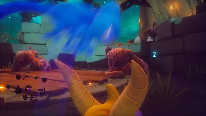 You will then land on the opposite side of it, so you wont fall - Tree Tops | Spyro The Dragon Walkthrough - Beast Makers - Spyro Reignited Trilogy Guide