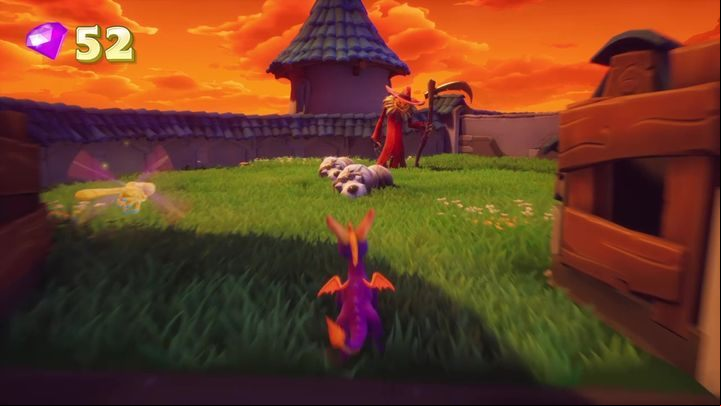 Scarecrow and his dogs. - Toasty | Spyro The Dragon Walkthrough - Artisans - Spyro Reignited Trilogy Guide