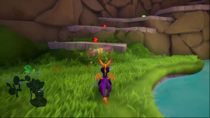 After crossing the bridge you will find yourself in a large clearing - Summer Forest | Spyro 2 Riptos Rage Walkthrough - Summer Forest - Spyro Reignited Trilogy Guide