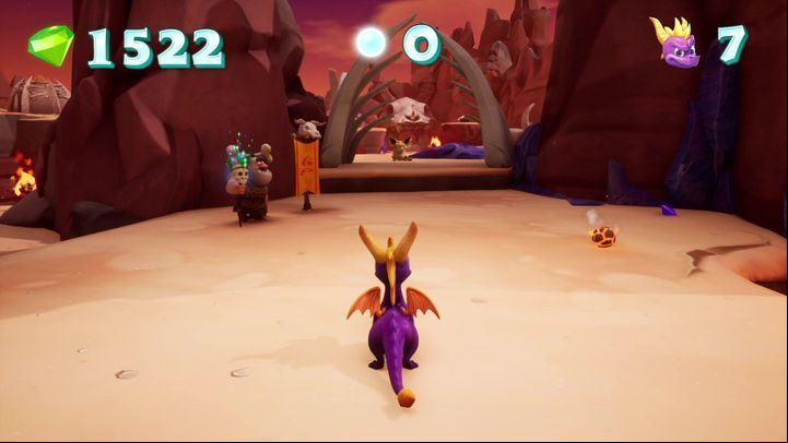 Then head in the right direction - Skelos Badlands | Spyro 2 Riptos Rage Walkthrough - Autumn Plains - Spyro Reignited Trilogy Guide