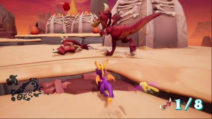 You will have to liquidate them as soon as they hatch - Skelos Badlands | Spyro 2 Riptos Rage Walkthrough - Autumn Plains - Spyro Reignited Trilogy Guide