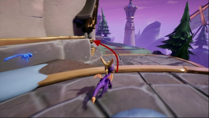 Use the age that opens upon his escape - Blowhard Rock | Spyro The Dragon Walkthrough - Magic Crafters - Spyro Reignited Trilogy Guide