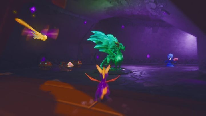 Reach the stone ledge with Zander - Dragons | Secrets & Curios in Spyro Reignited Trilogy - Secrets & Curios - Spyro Reignited Trilogy Guide