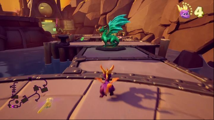 Cosmos is pretty much in the center of this stage - Dragons | Secrets & Curios in Spyro Reignited Trilogy - Secrets & Curios - Spyro Reignited Trilogy Guide