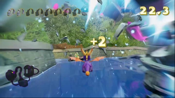 Fly through the gates and then head to the opposite age - there, you will be able to continue flying through the arches - Wild Flight | Spyro The Dragon Walkthrough - Beast Makers - Spyro Reignited Trilogy Guide