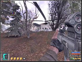 7 - There's a hole in the fence here - Detailed map - Red Forest - S.T.A.L.K.E.R.: Shadow of Chernobyl - Game Guide and Walkthrough