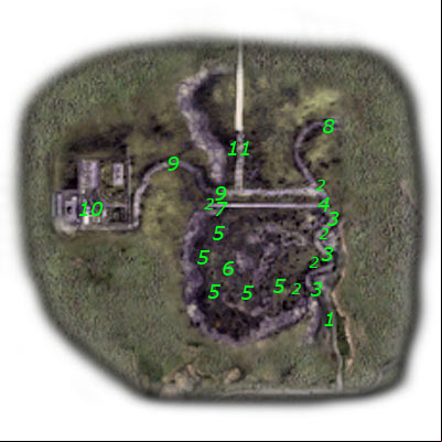 12 - Detailed map - Red Forest - S.T.A.L.K.E.R.: Shadow of Chernobyl - Game Guide and Walkthrough