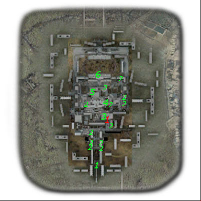 6 - Detailed map - Pripyat - S.T.A.L.K.E.R.: Shadow of Chernobyl - Game Guide and Walkthrough