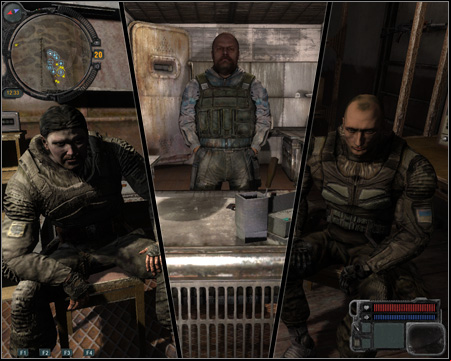 The first technician you'll meet is Cardan (point 4 on Zaton map) - The basics - Mechanics - The basics - S.T.A.L.K.E.R.: Call of Pripyat - Game Guide and Walkthrough