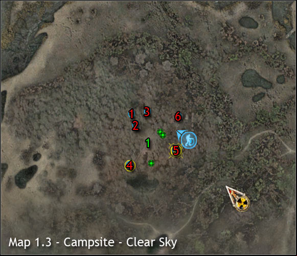 1 - Swamps - Maps - part 1 - Walkthrough - S.T.A.L.K.E.R.: Clear Sky - Game Guide and Walkthrough